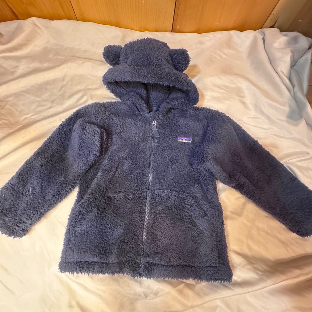 Patagonia Kids Fleece Jacket in Blue